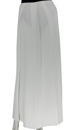 Chanel White Maxi Wrap Skirt – Cruise 2000, Size 42 (New with Tags)