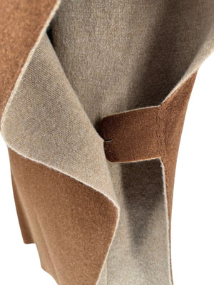Akris Reversible Double-Faced Cashmere Cape - O/S