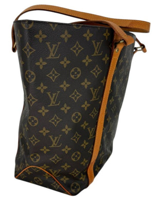 Louis Vuitton Monogram Sac Shopping Tote – Vachetta Trim & Pouch Included