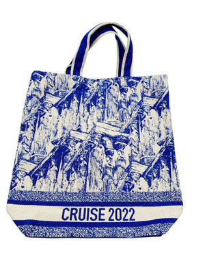 Christian Dior Canvas Cruise Tote – Cruise 2022 Edition