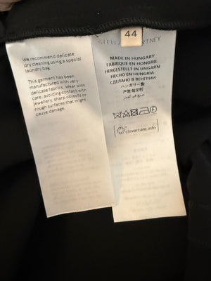 Stella McCartney Black Crystal Fringe Tunic Dress – Size IT 44