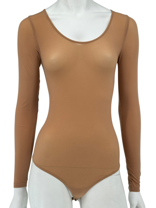 Wolford Buenos Aires String Bodysuit in Nude – Size M