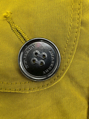 Burberry London Mustard Yellow Hooded Utility Jacket – Size L