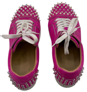 Christian Louboutin Vieira 2 Flat Veau Velours ‘Diva Clear’ – Size 40