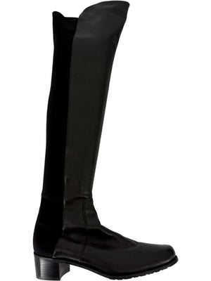 Stuart Weitzman Over-the-Knee 50/50 Leather Riding Boots – Size 8.5 M