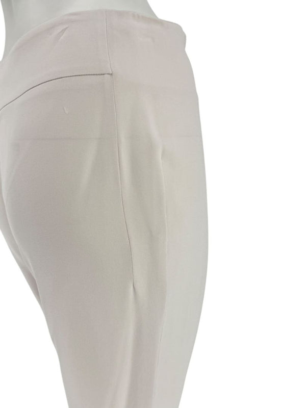 Agnona Ivory Wide-Leg Cropped Trousers – Size IT 46 (US 10)
