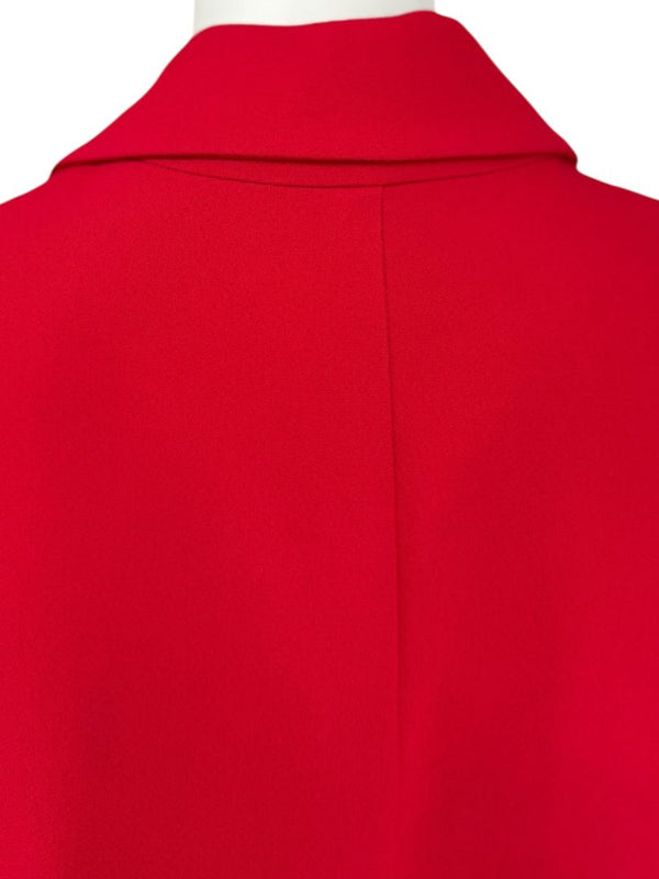 Pamella Roland Red Open Front Blazer & Trouser Set – Large