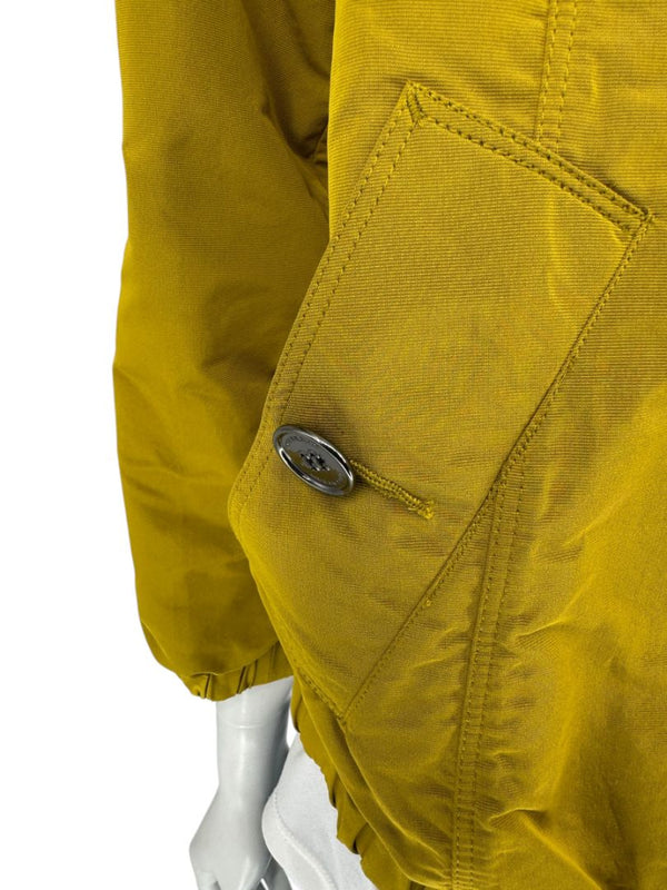 Burberry London Mustard Yellow Hooded Utility Jacket – Size L