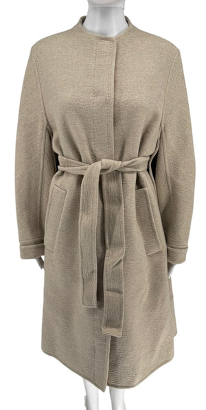 Max Mara Atelier Crewneck Long-Sleeved Coat - Size 2