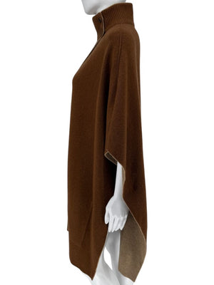 Akris Reversible Double-Faced Cashmere Cape - O/S