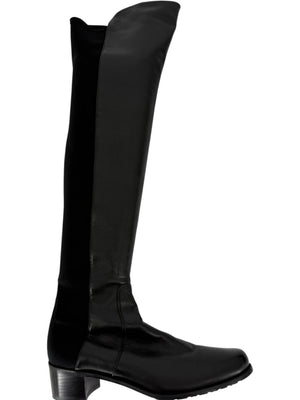 Stuart Weitzman Over-the-Knee 50/50 Leather Riding Boots – Size 8.5 M