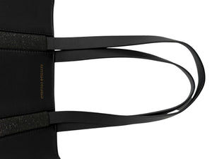 Brunello Cucinelli Graphite Gray Leather Tote with Monili Bead Trim