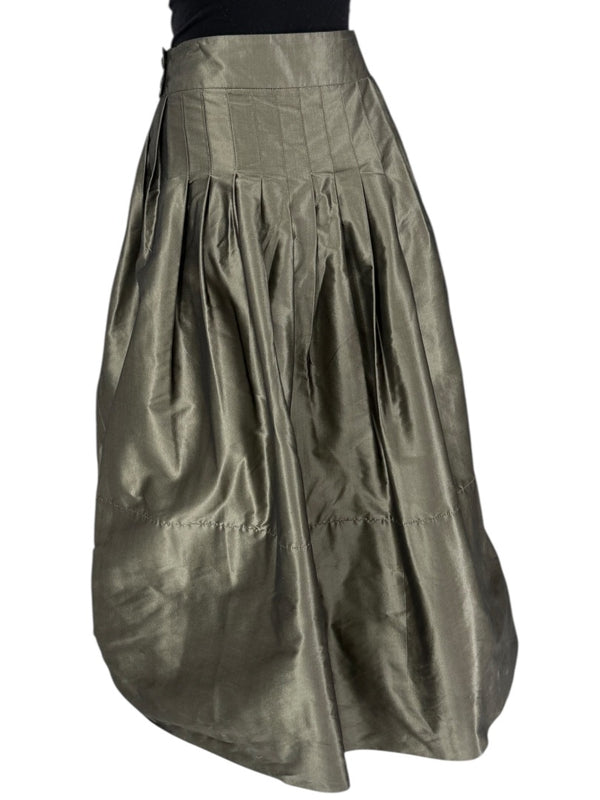 Pauw Amsterdam Metallic Silk Sculptural Skirt – Size 3