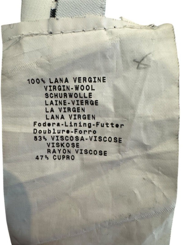 Armani Collezioni Black Virgin Wool Pencil Skirt – Size: 12