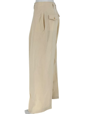 Ron Leal Cream Wool Pantsuit – Size 12