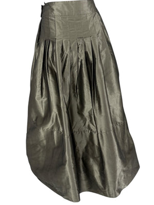 Pauw Amsterdam Metallic Silk Sculptural Skirt – Size 3