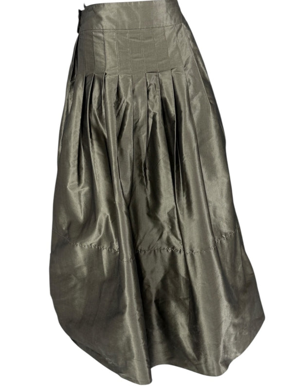 Pauw Amsterdam Metallic Silk Sculptural Skirt – Size 3