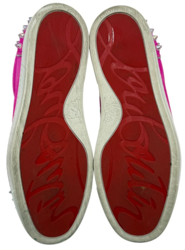 Christian Louboutin Vieira 2 Flat Veau Velours ‘Diva Clear’ – Size 40