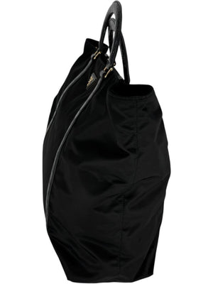 Prada Tessuto Nylon & Leather Trim Tote – Nero