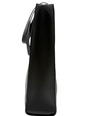 Brunello Cucinelli Graphite Gray Leather Tote with Monili Bead Trim