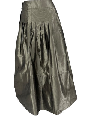 Pauw Amsterdam Metallic Silk Sculptural Skirt – Size 3