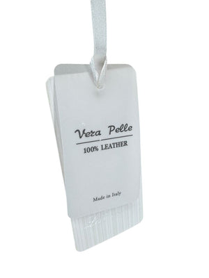 Les Copains Laser-Cut Leather Top – Size 42 – New with Tags