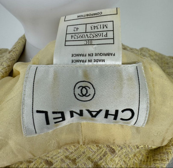 Chanel Cruise 2001 Tweed Coat - Size 42
