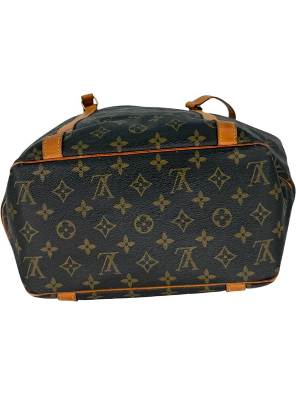 Louis Vuitton Monogram Sac Shopping Tote – Vachetta Trim & Pouch Included