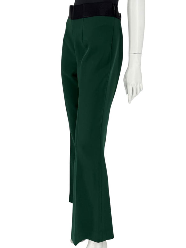 Pamella Roland Green Pantsuit with Embellished Blazer – Large