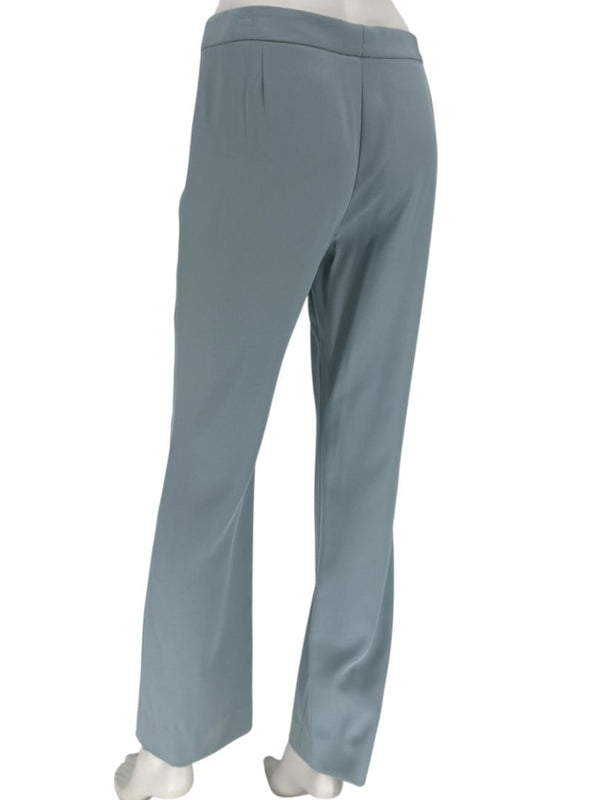 Pamella Roland Blue Draped Tunic & Pants Set Women’s Evening Formal 2 Piece – Size L