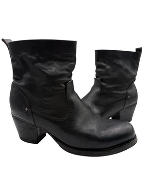 Rag & Bone Women’s Black Leather Ankle Boots – Size 36.5