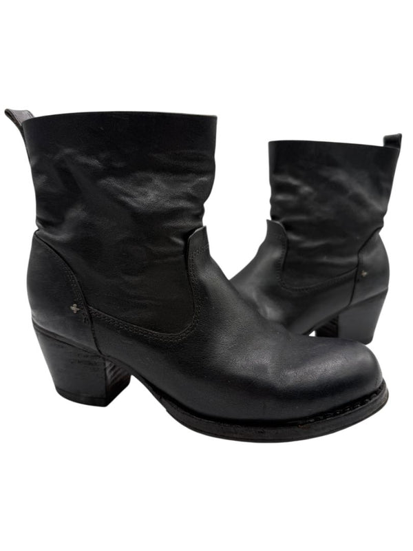 Rag & Bone Women’s Black Leather Ankle Boots – Size 36.5