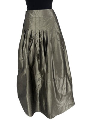 Pauw Amsterdam Metallic Silk Sculptural Skirt – Size 3