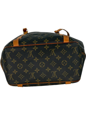 Louis Vuitton Monogram Sac Shopping Tote – Vachetta Trim & Pouch Included