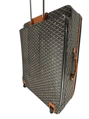 Goyard Goyardine Canvas Large Rolling Suitcase – 25.6" x 19.7" x 9.8"