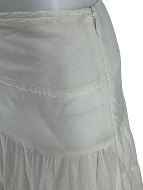Pauw Amsterdam White Tiered Maxi Skirt – Size 3