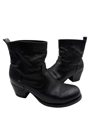 Rag & Bone Women’s Black Leather Ankle Boots – Size 36.5