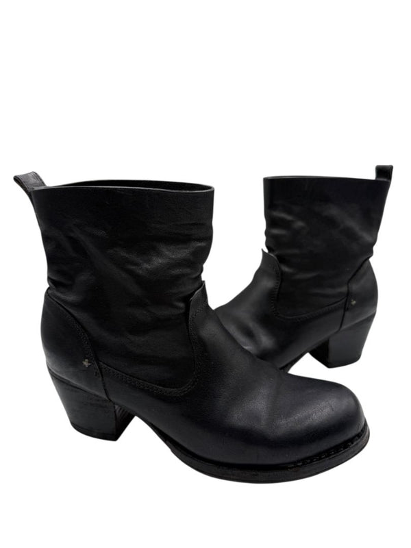 Rag & Bone Women’s Black Leather Ankle Boots – Size 36.5