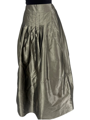 Pauw Amsterdam Metallic Silk Sculptural Skirt – Size 3