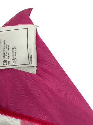 Chanel Pink and Gold Lurex Skirt Suit, Cruise 2001 - Size 44