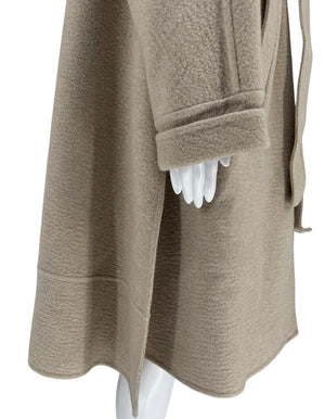 Max Mara Atelier Crewneck Long-Sleeved Coat - Size 2