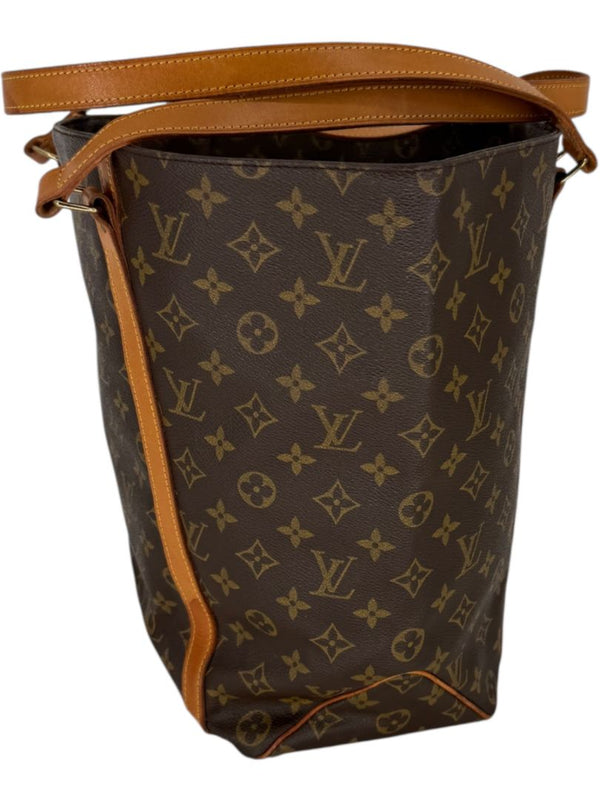 Louis Vuitton Monogram Sac Shopping Tote – Vachetta Trim & Pouch Included