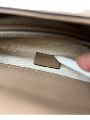 Gucci Beige/Red/Green Leather Dionysus Medium Top Handle