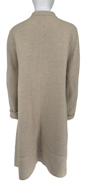 Max Mara Atelier Crewneck Long-Sleeved Coat - Size 2