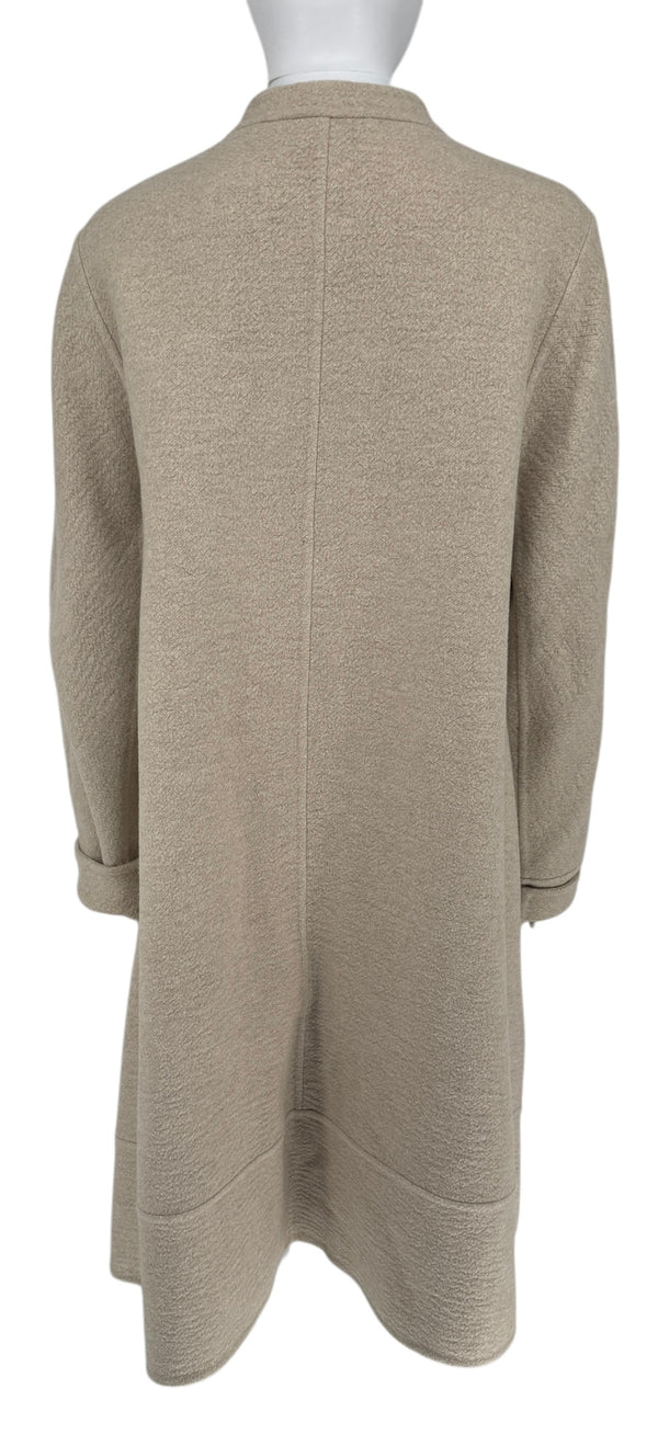 Max Mara Atelier Crewneck Long-Sleeved Coat - Size 2