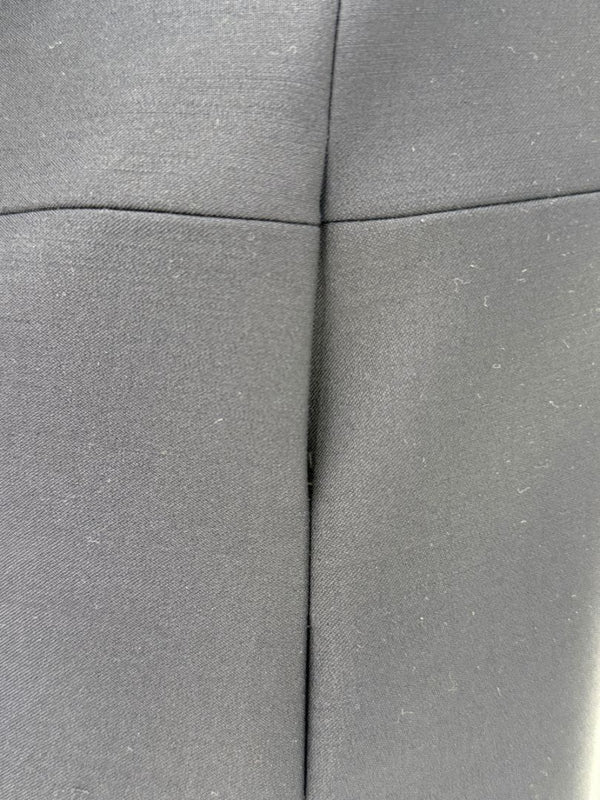 CHRISTIAN DIOR Navy Wool-Silk Dress with Draped Overlay – NWT –  Size 12