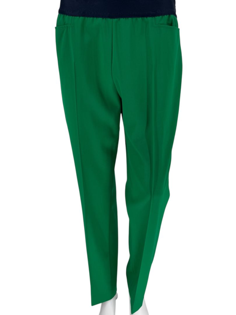 Akris Punto Emerald Green Wool Blend Pant Suit – Size 10