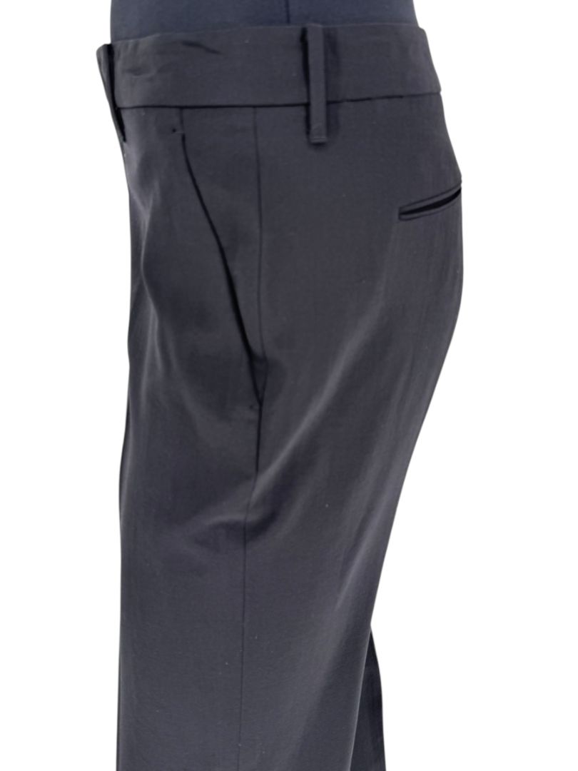 Jil Sander Black Virgin Wool Trousers – Size IT 42