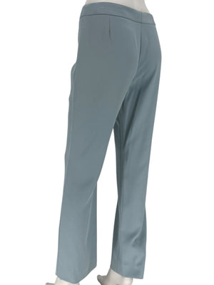 Pamella Roland Blue Draped Tunic & Pants Set Women’s Evening Formal 2 Piece – Size L