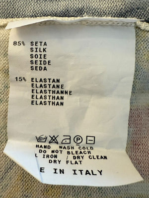 Etro Milano Multicolor Paisley Silk Knit Top – Size 46 (IT)